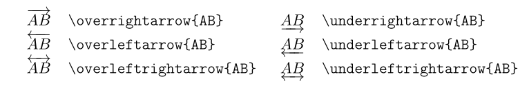 Arrows as Accents