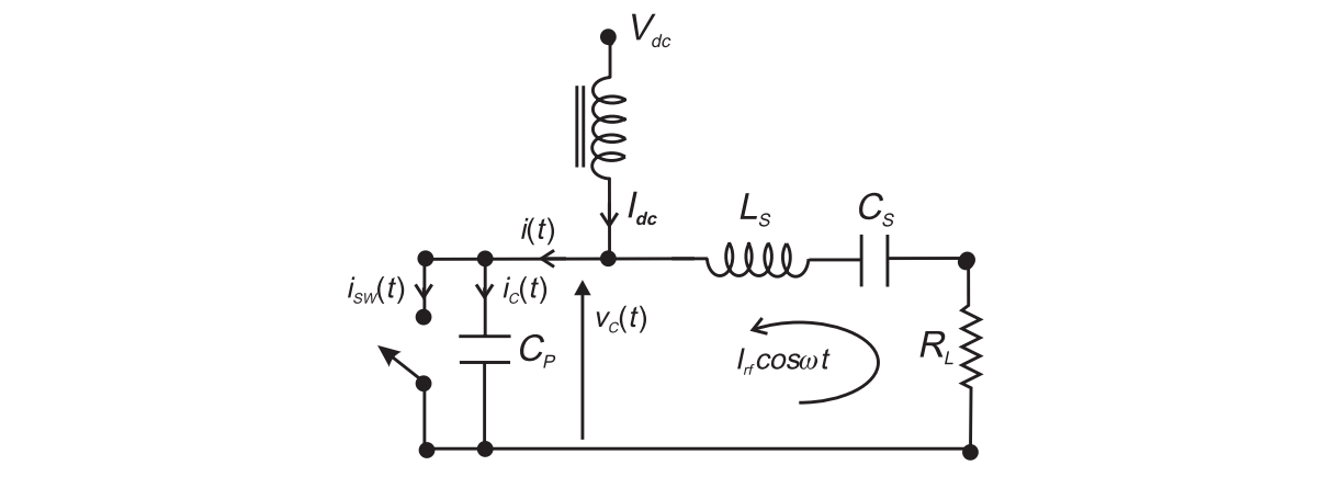 Schematic of class E PA